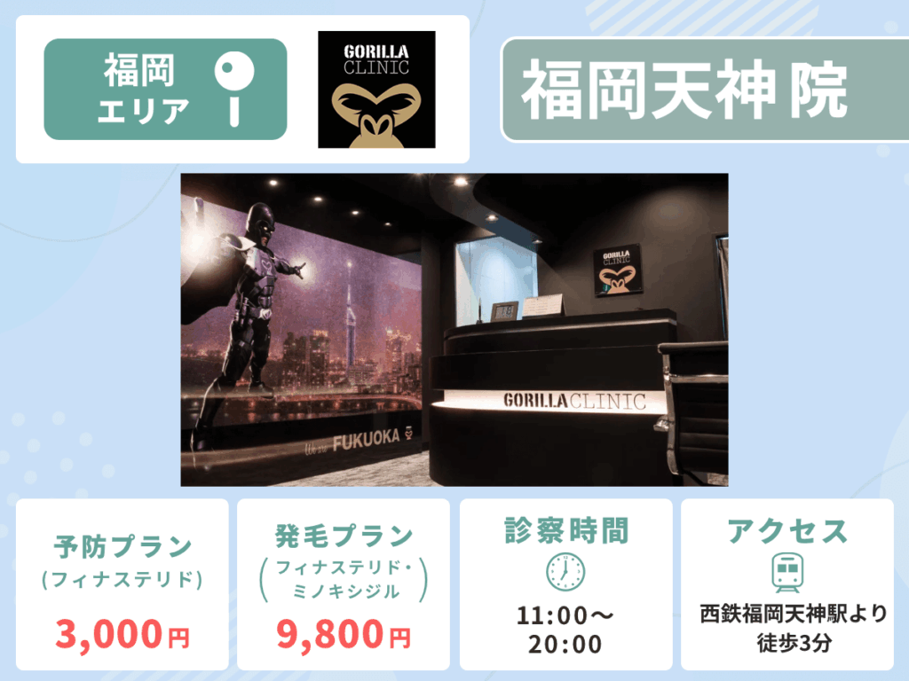 ゴリラクリニック福岡天神院