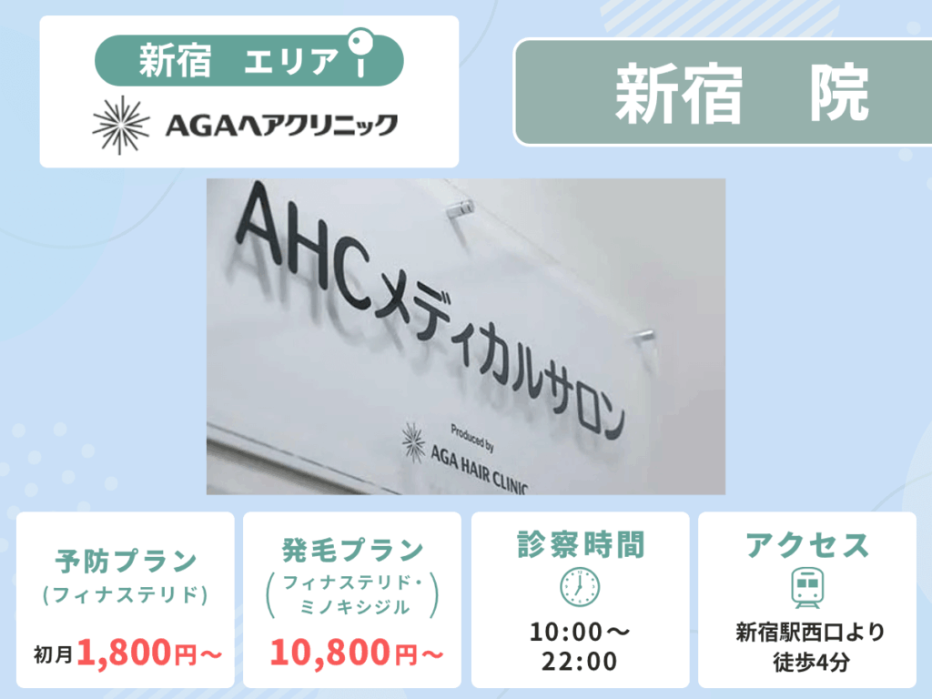AHCメディカルサロン新宿（AGAヘアクリニック新宿）
