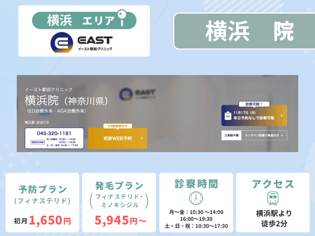 イースト駅前クリニック横浜院