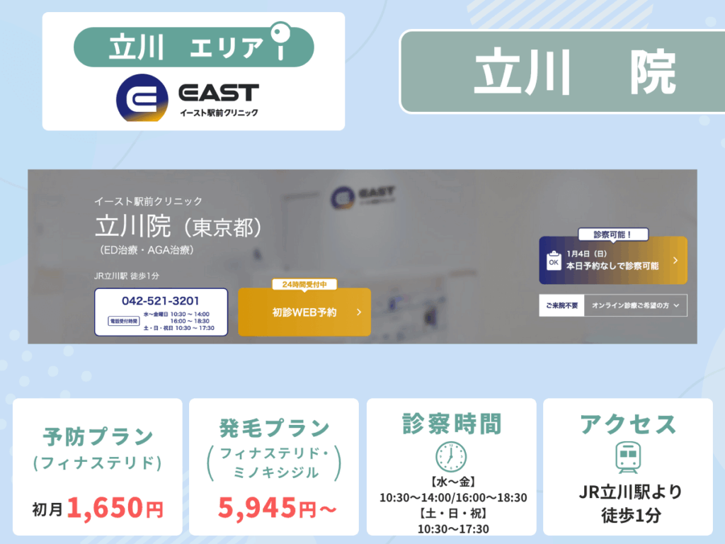 イースト駅前クリニック立川院